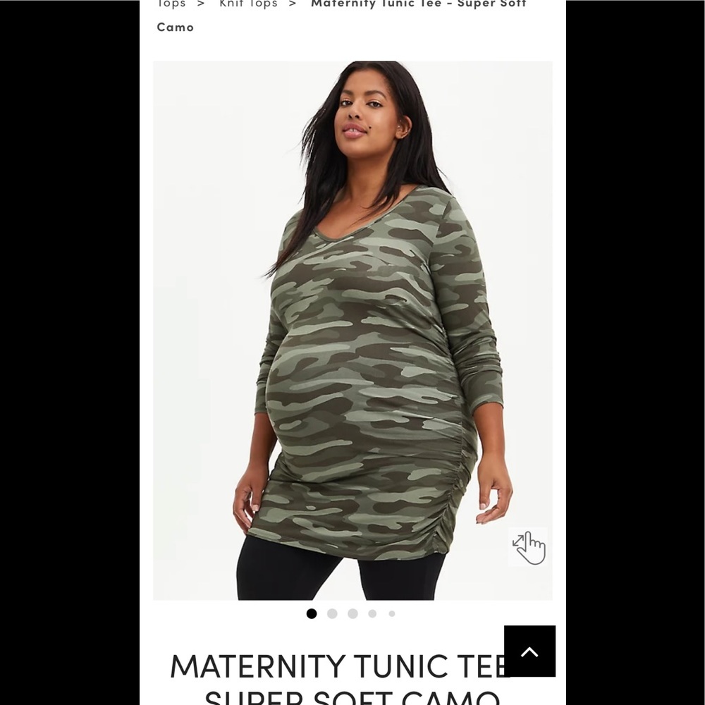 Torrid Maternity tunic length shirt